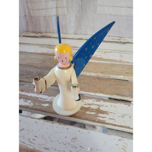 Antique French cherub Angel wooden Xmas decor